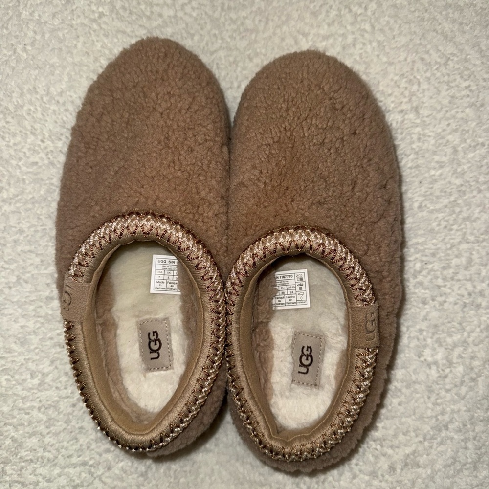 UGG Tan Sheepskin Slippers